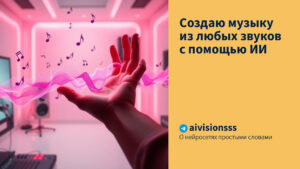 Читать далее о этой статье Создаю музыку из любых звуков с помощью ИИ