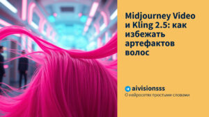 Читать далее о этой статье Midjourney Video и Kling 2.5: как избежать артефактов волос
