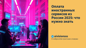 Читать далее о этой статье Оплата иностранных сервисов из России 2025: что нужно знать