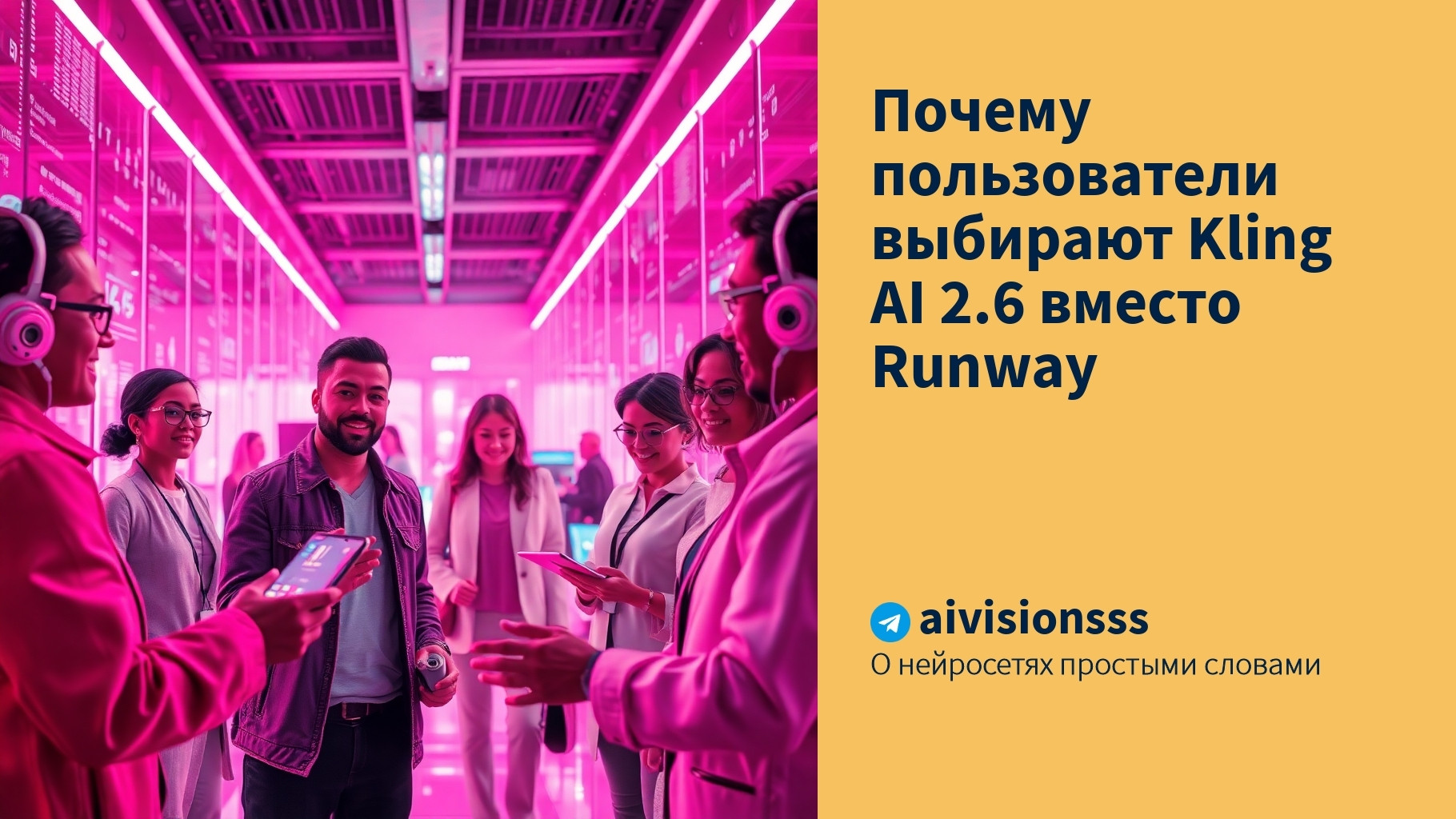 Читать далее о этой статье Почему пользователи выбирают Kling AI 2.6 вместо Runway