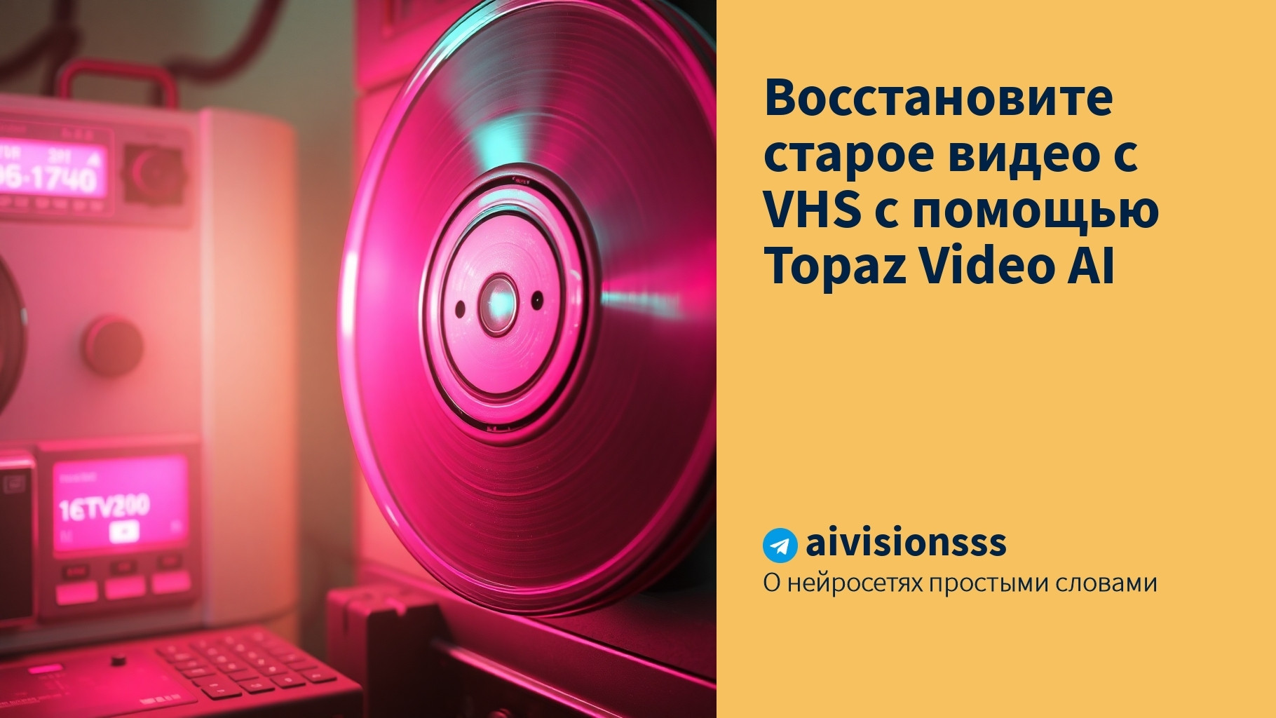 Читать далее о этой статье Восстановите старое видео с VHS с помощью Topaz Video AI
