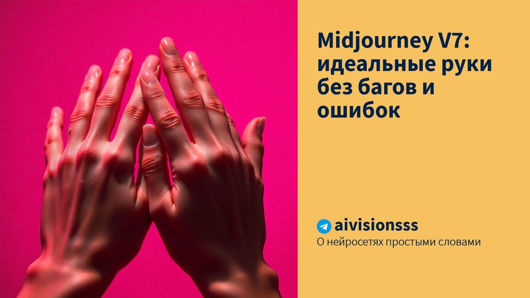 Вы сейчас просматриваете Midjourney V7: идеальные руки без багов и ошибок