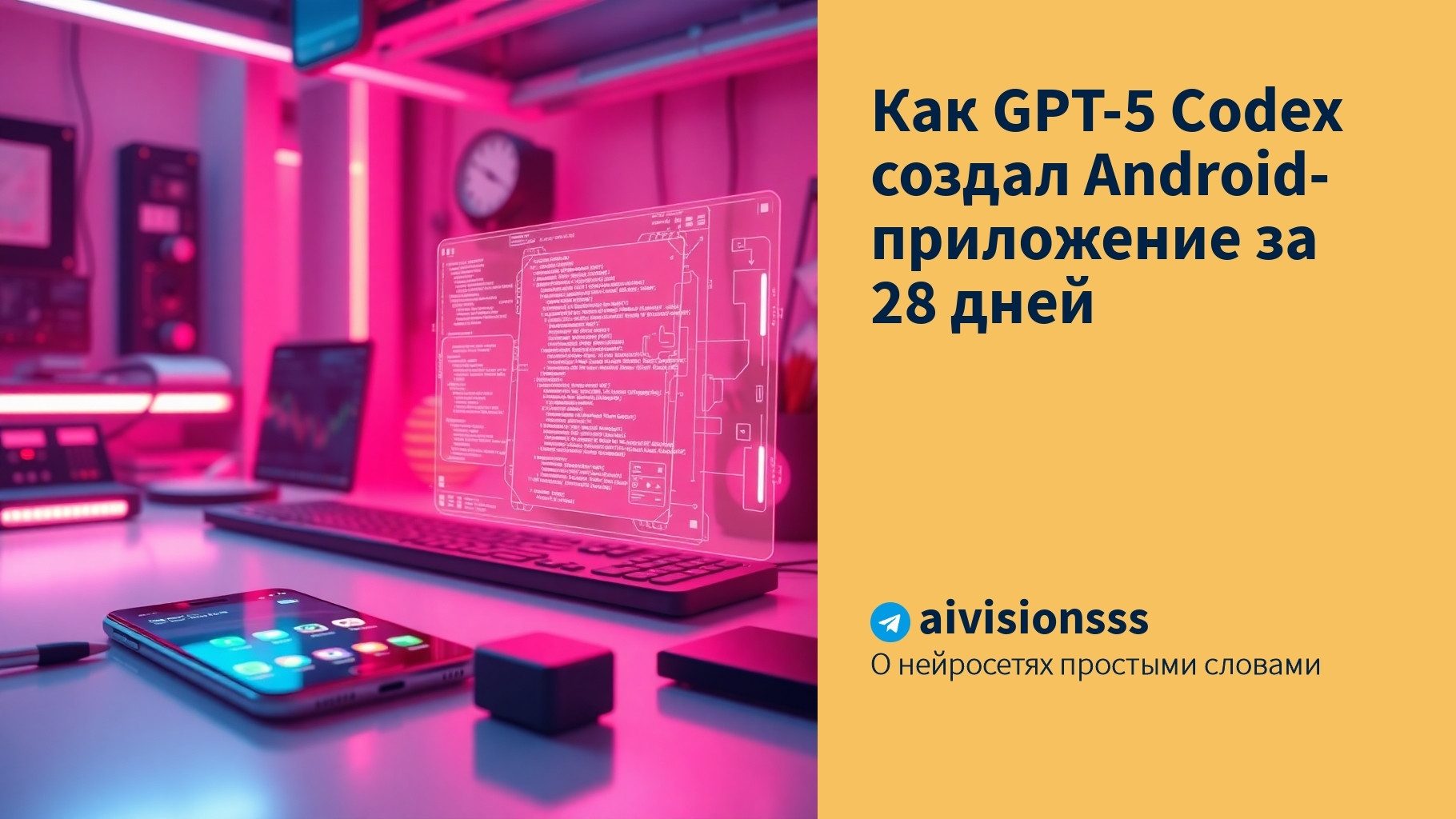 Читать далее о этой статье Как GPT-5 Codex создал Android-приложение за 28 дней