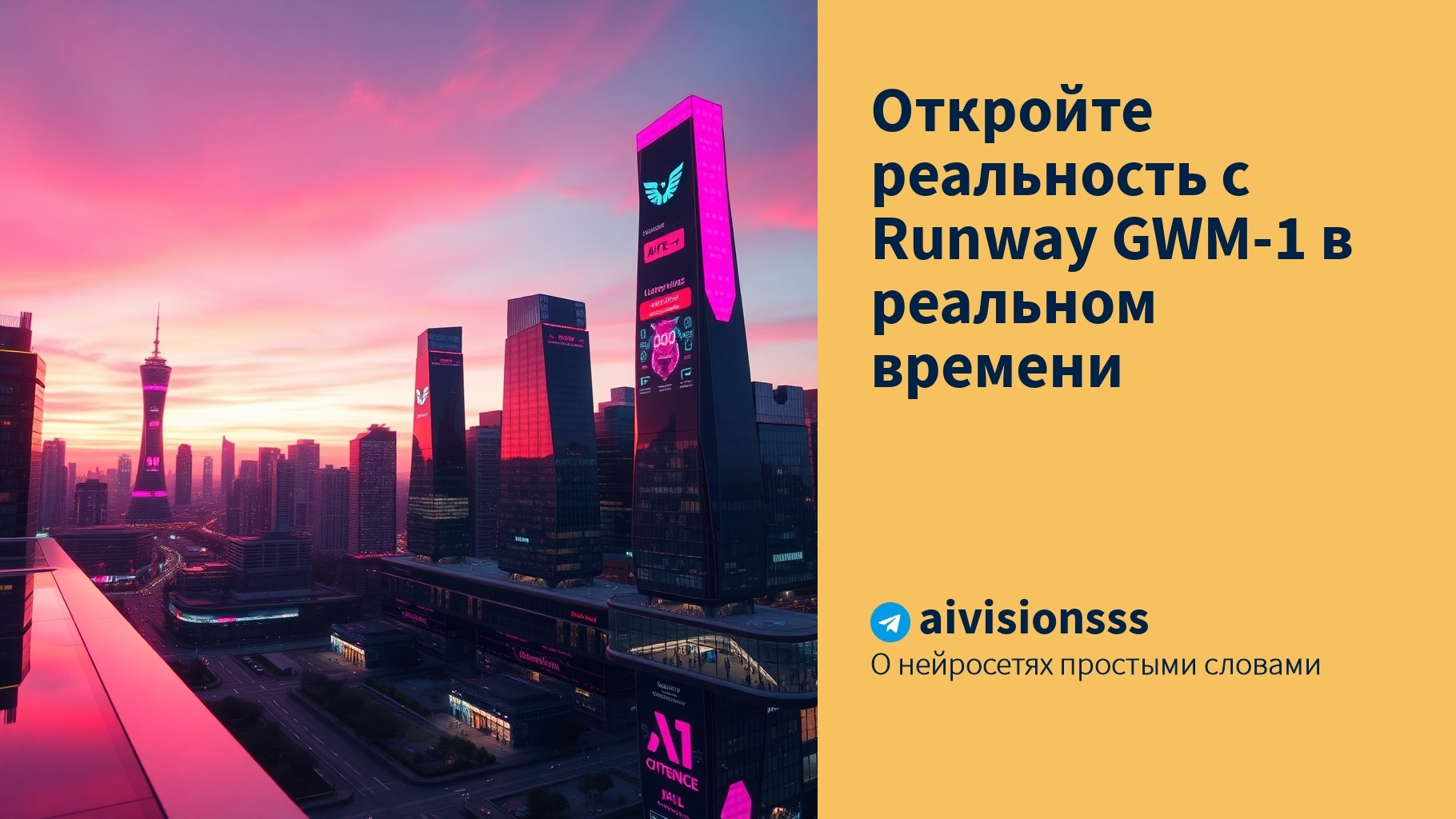 Читать далее о этой статье Откройте реальность с Runway GWM-1 в реальном времени