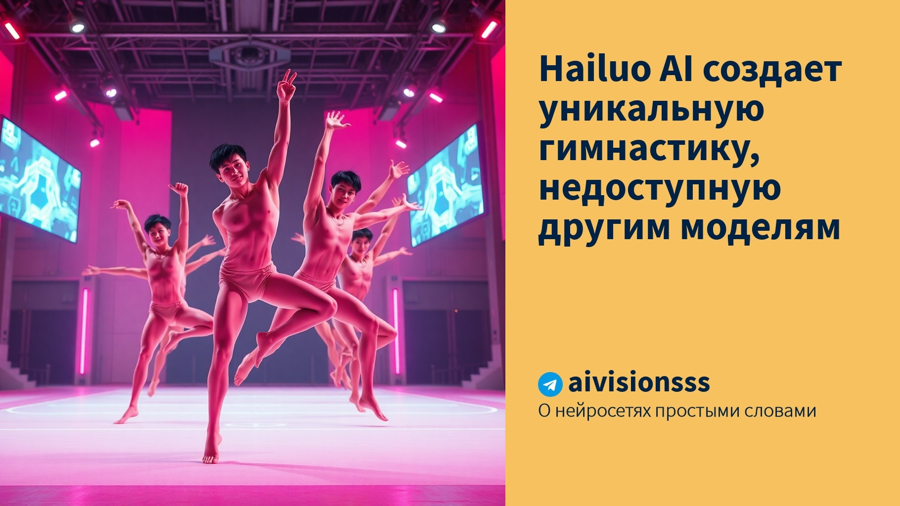 Вы сейчас просматриваете Hailuo AI создает уникальную гимнастику, недоступную другим моделям