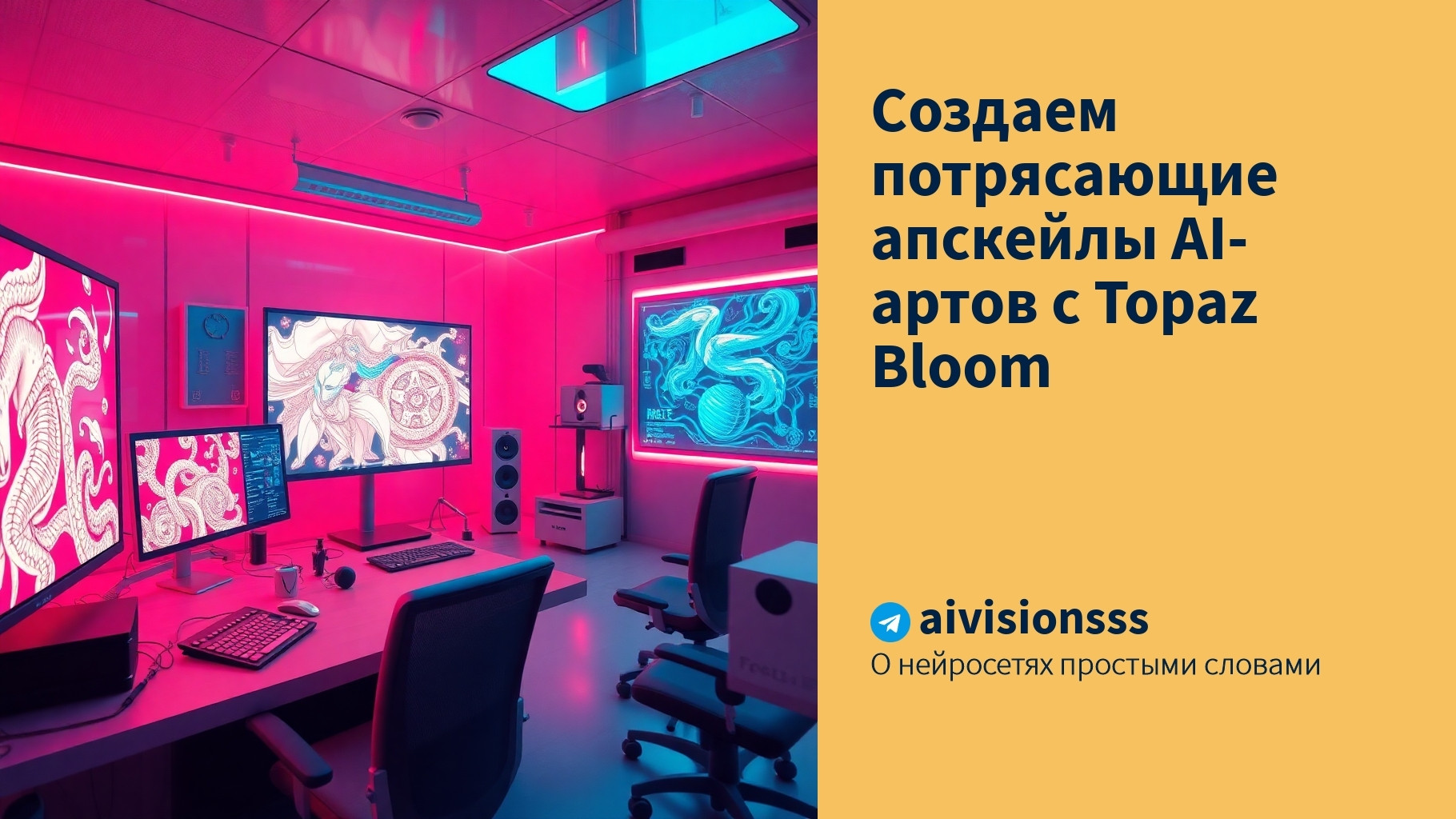 Читать далее о этой статье Создаем потрясающие апскейлы AI-артов с Topaz Bloom
