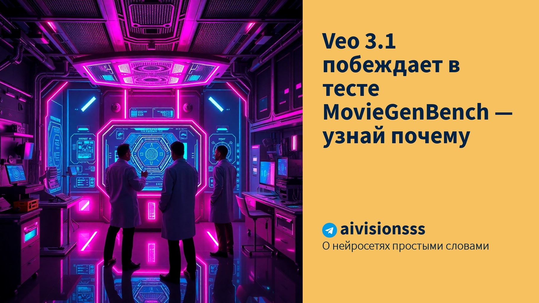 Вы сейчас просматриваете Veo 3.1 побеждает в тесте MovieGenBench — узнай почему