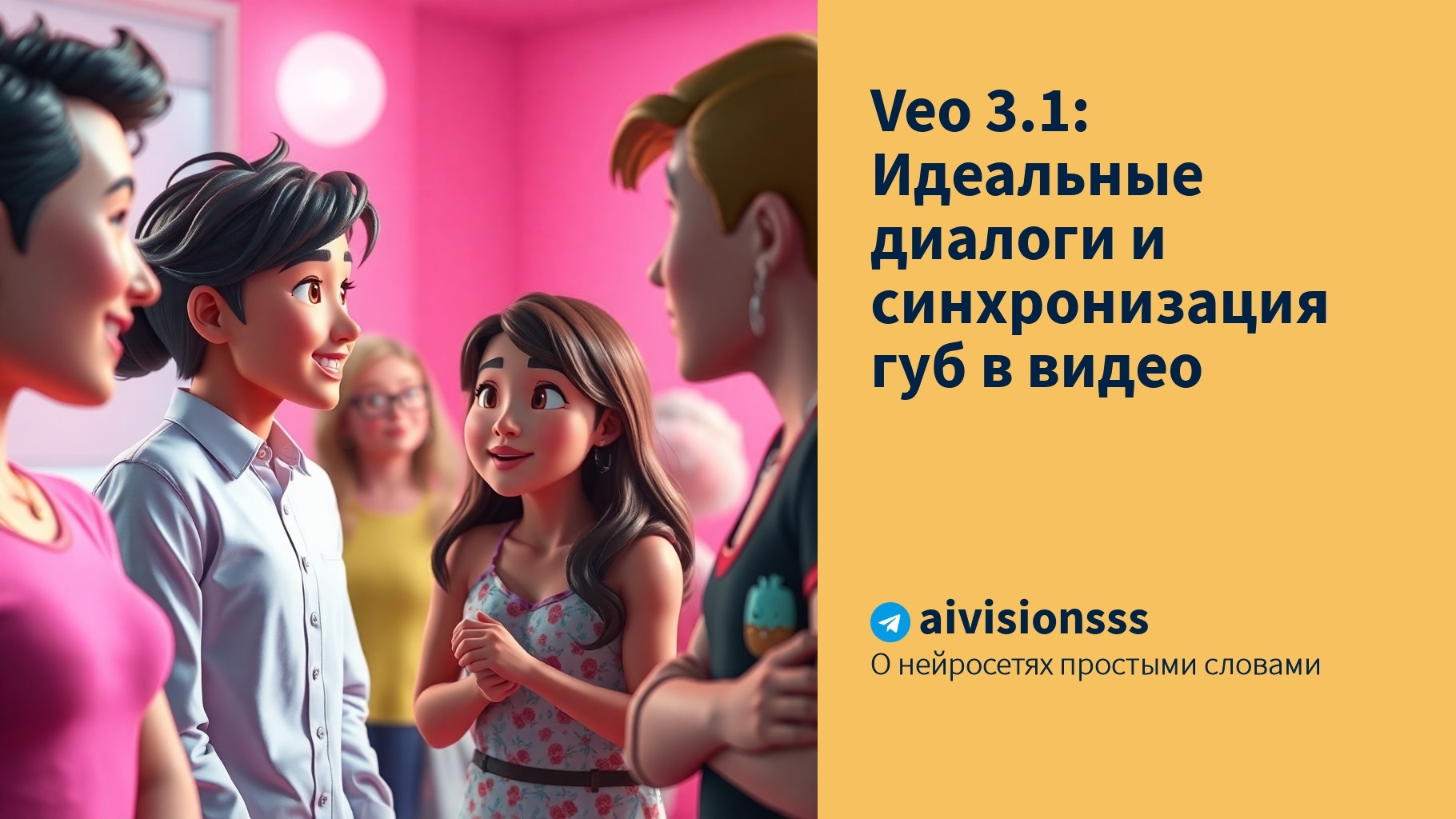 Читать далее о этой статье Veo 3.1: Идеальные диалоги и синхронизация губ в видео