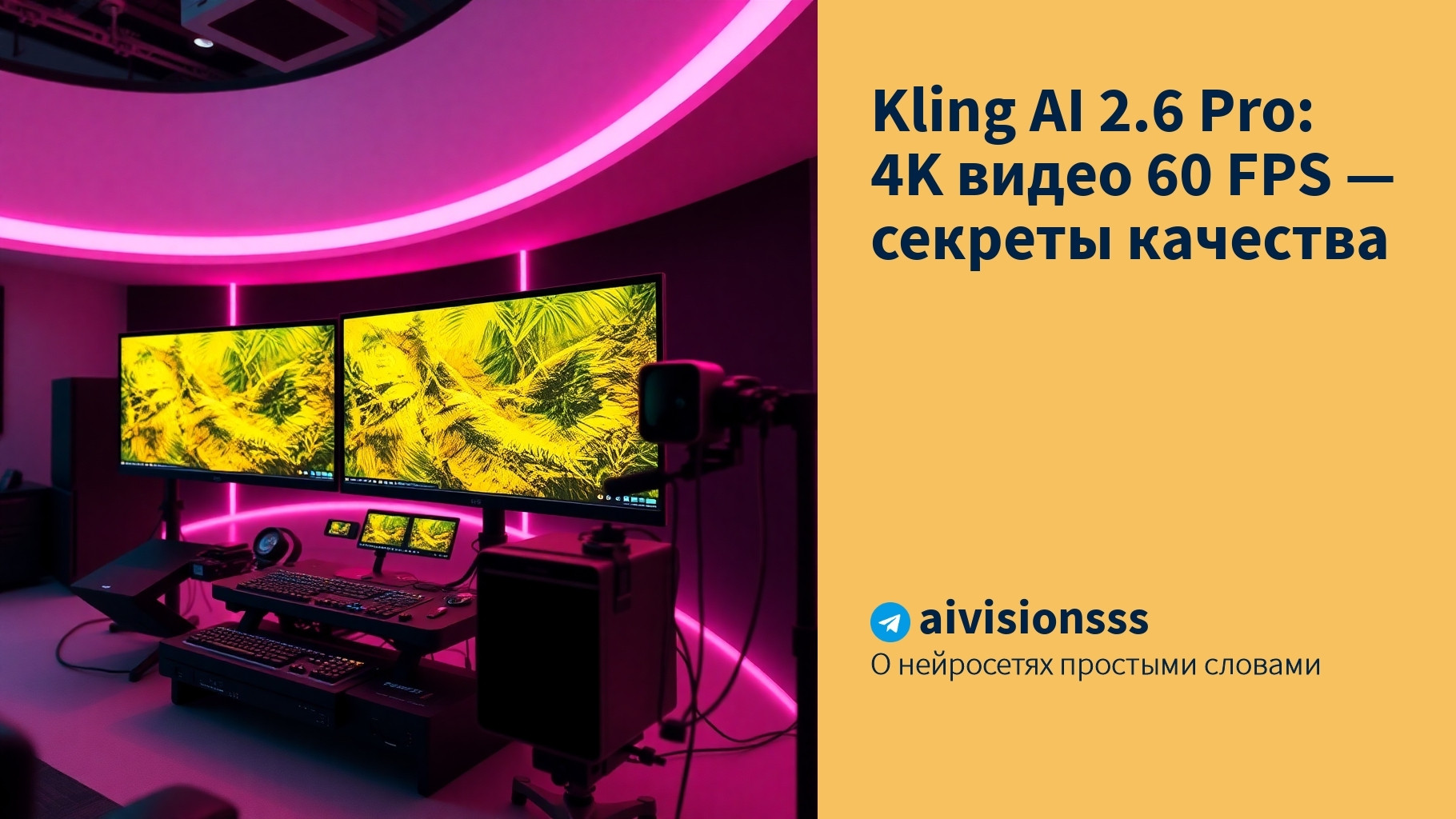 Читать далее о этой статье Kling AI 2.6 Pro: 4K видео 60 FPS — секреты качества
