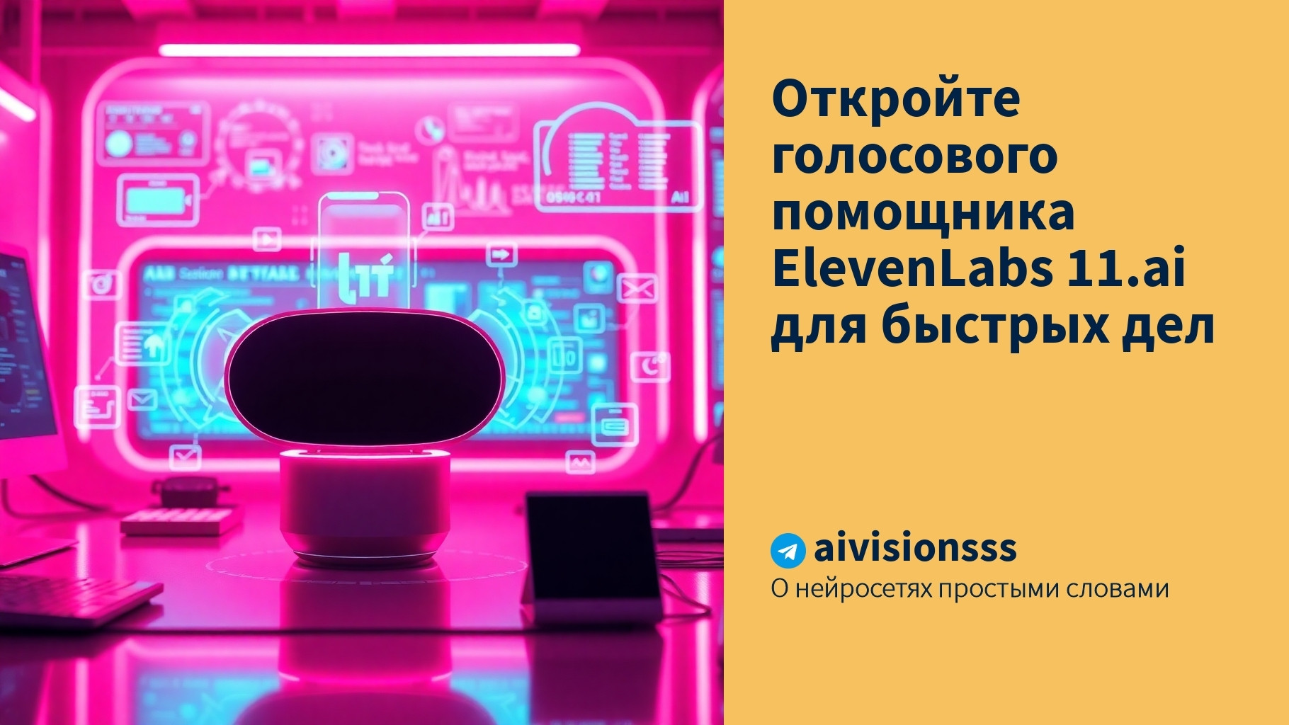 Вы сейчас просматриваете Откройте голосового помощника ElevenLabs 11.ai для быстрых дел
