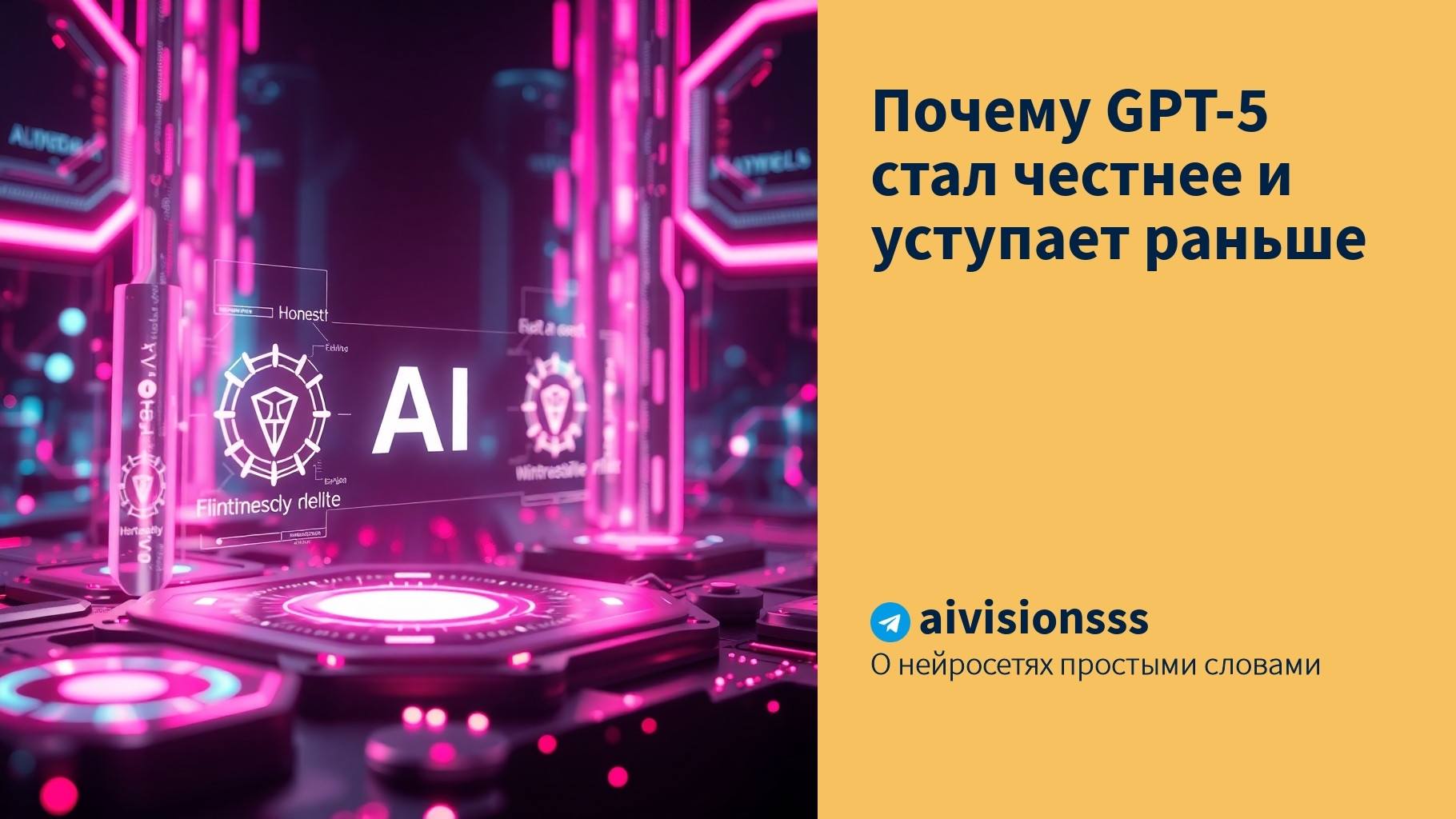 Вы сейчас просматриваете Почему GPT-5 стал честнее и уступает раньше