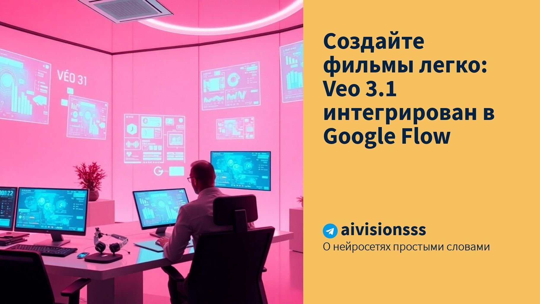 Вы сейчас просматриваете Создайте фильмы легко: Veo 3.1 интегрирован в Google Flow
