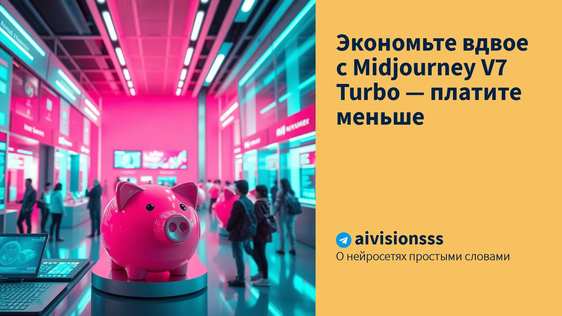 Вы сейчас просматриваете Экономьте вдвое с Midjourney V7 Turbo — платите меньше