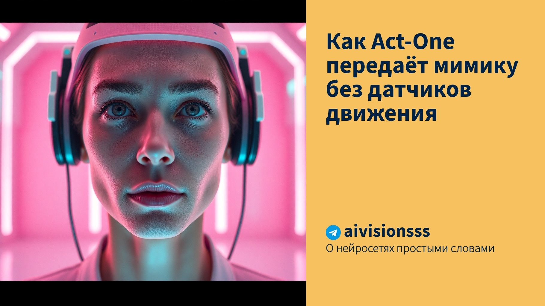 Вы сейчас просматриваете Как Act-One передаёт мимику без датчиков движения