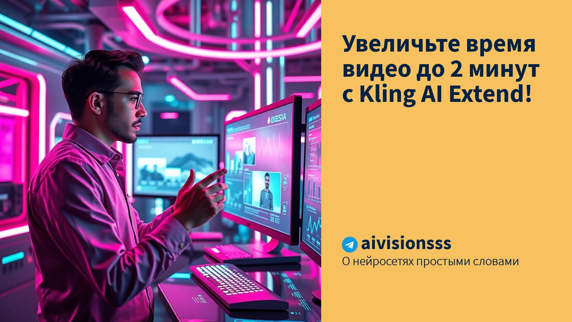 Вы сейчас просматриваете Увеличьте время видео до 2 минут с Kling AI Extend!