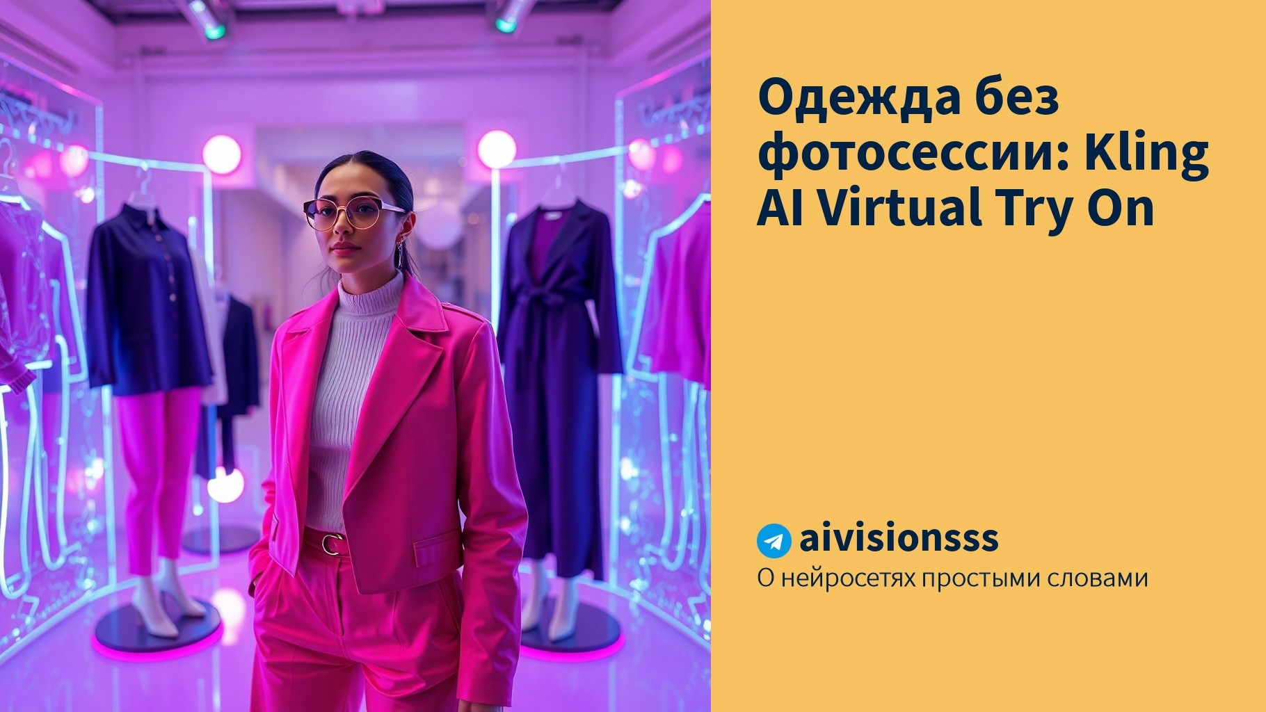 Читать далее о этой статье Одежда без фотосессии: Kling AI Virtual Try On