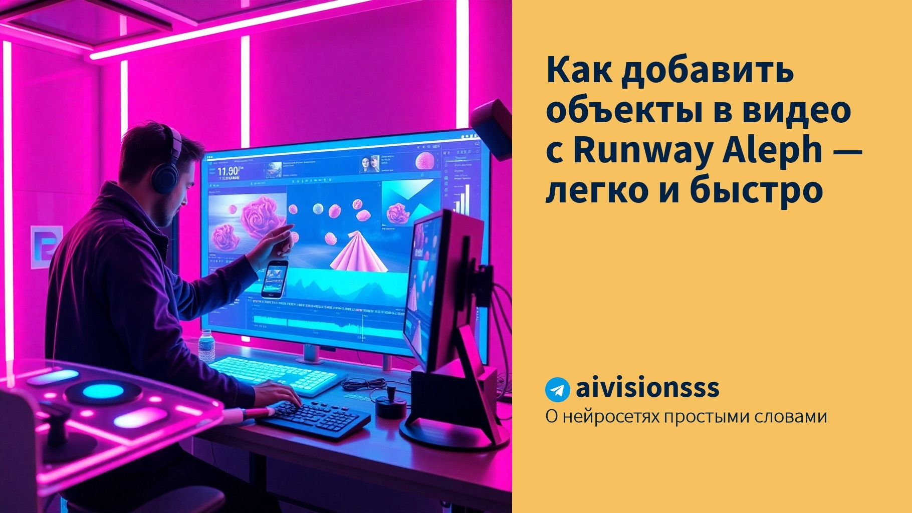 Вы сейчас просматриваете Как добавить объекты в видео с Runway Aleph — легко и быстро