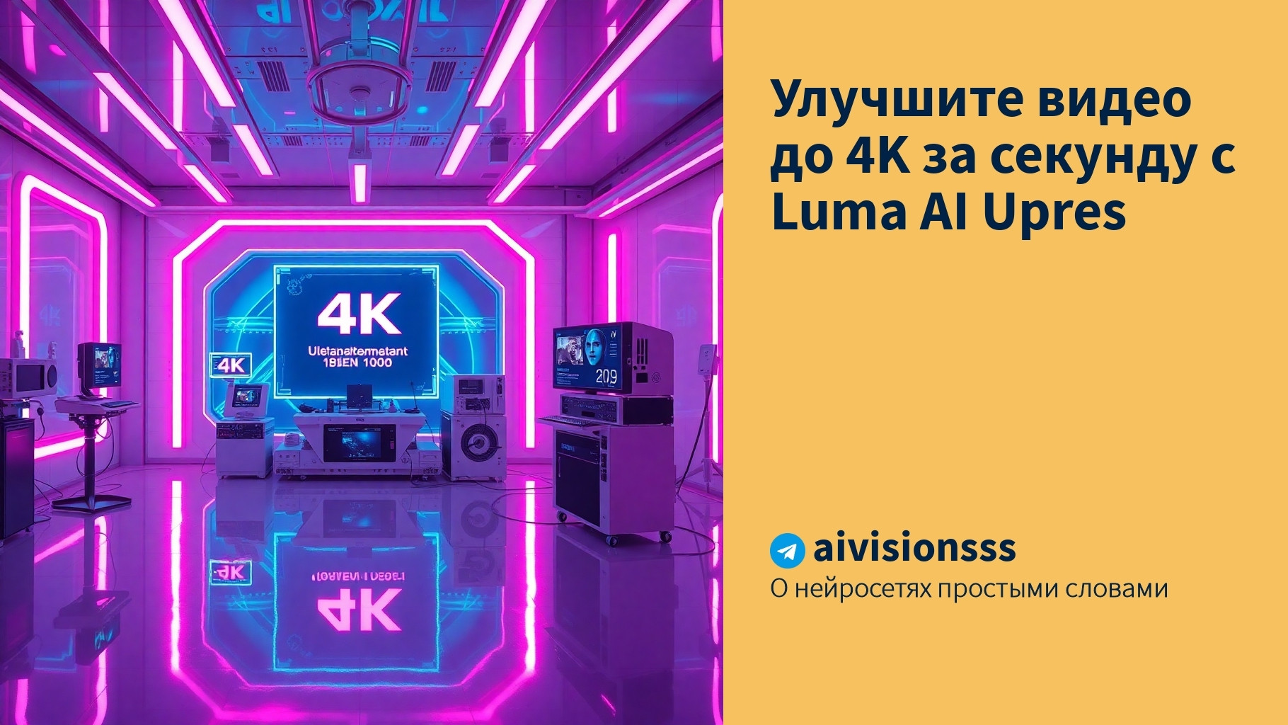 Вы сейчас просматриваете Улучшите видео до 4K за секунду с Luma AI Upres