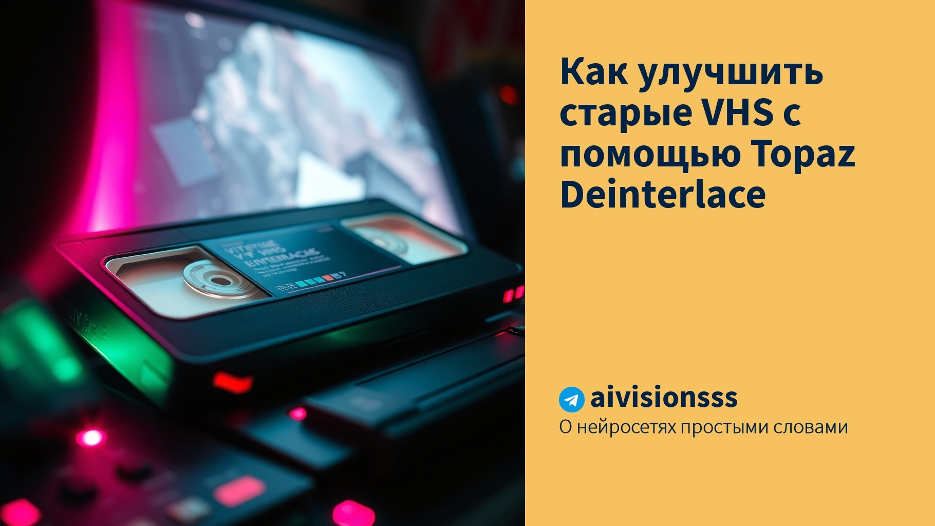 Вы сейчас просматриваете Как улучшить старые VHS с помощью Topaz Deinterlace