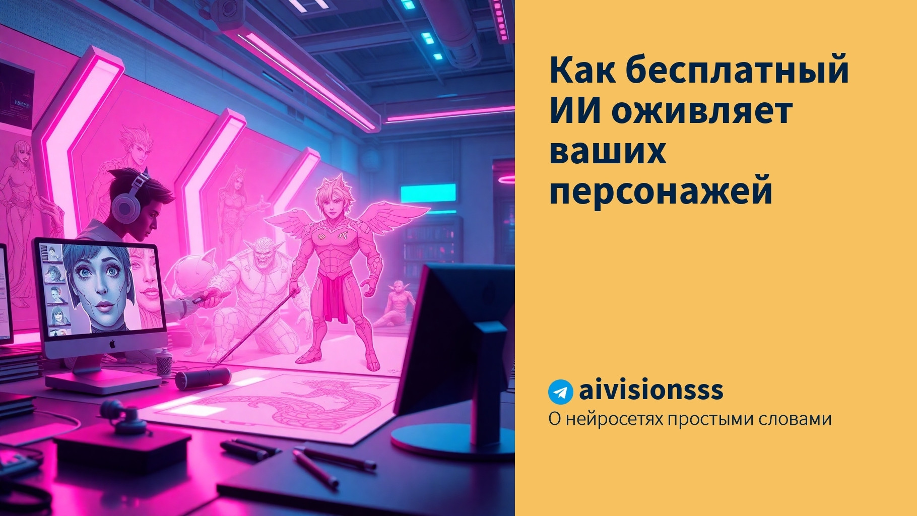 Читать далее о этой статье Как бесплатный ИИ оживляет ваших персонажей