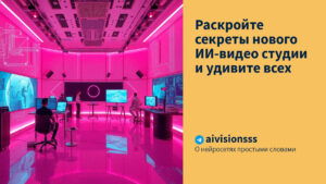 Читать далее о этой статье Раскройте секреты нового ИИ-видео студии и удивите всех