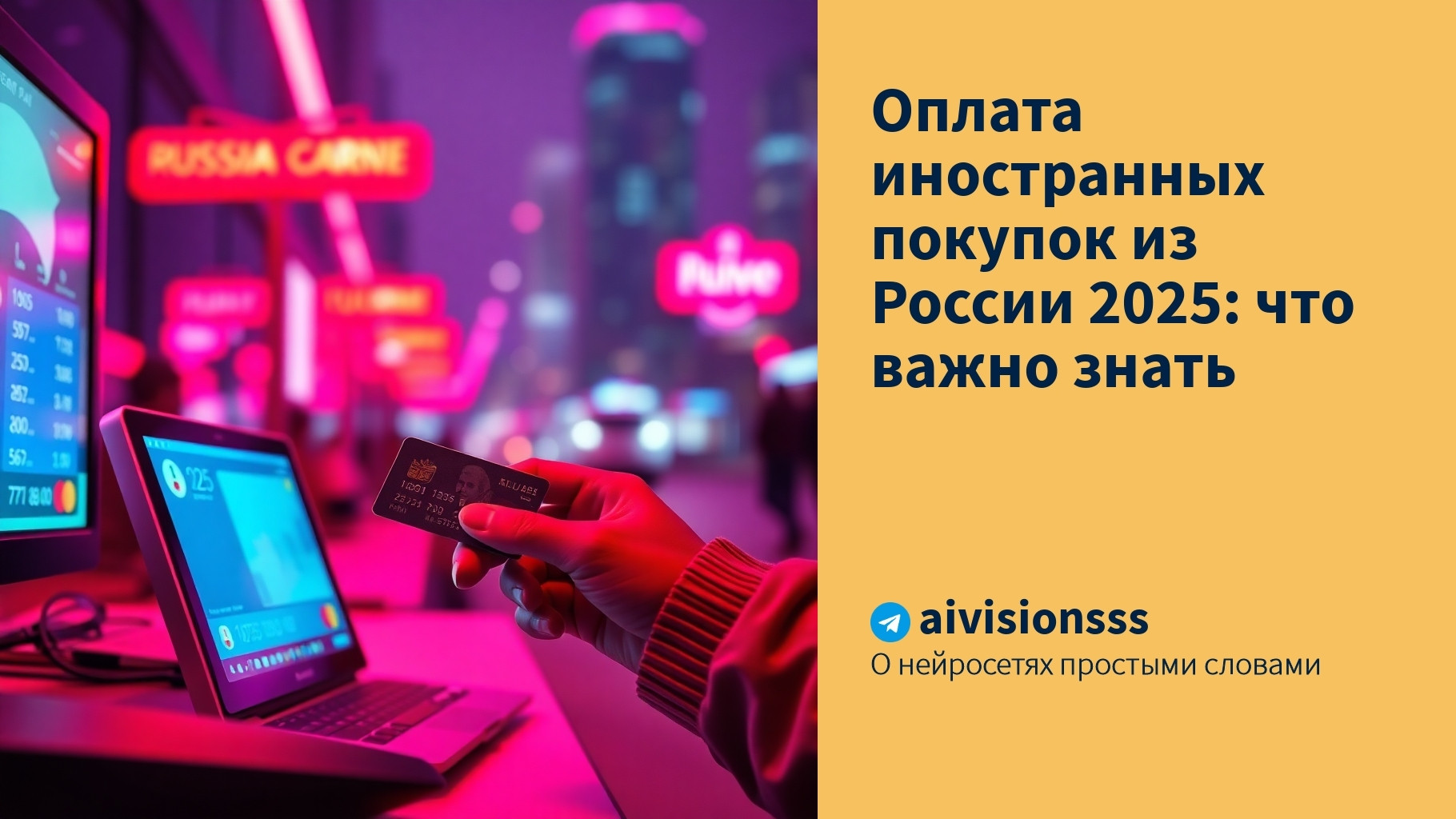 Вы сейчас просматриваете Оплата иностранных покупок из России 2025: что важно знать