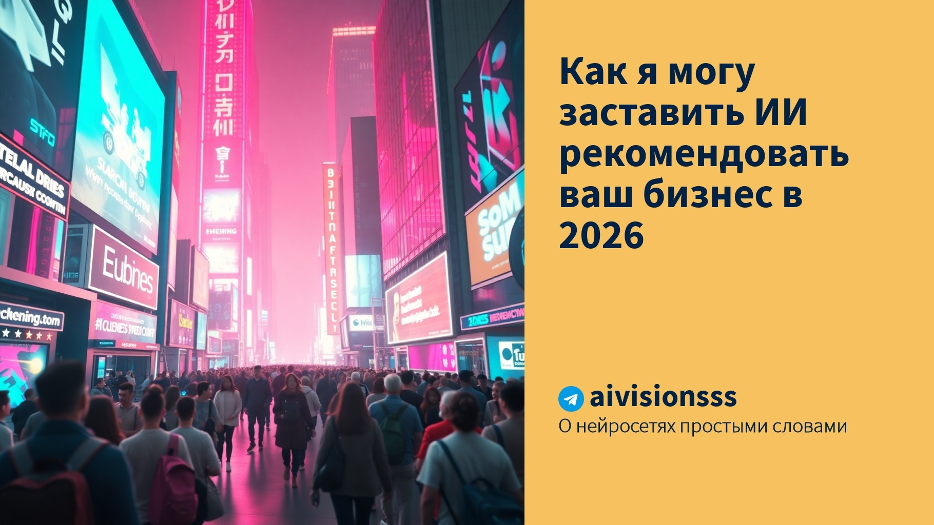 Вы сейчас просматриваете Как я могу заставить ИИ рекомендовать ваш бизнес в 2026