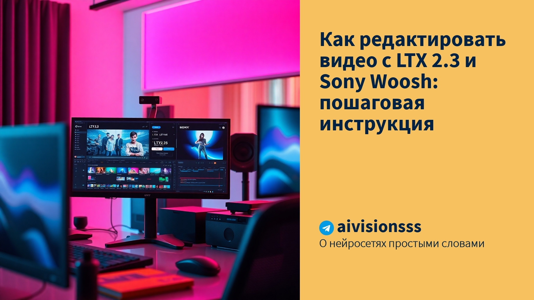 Вы сейчас просматриваете Как редактировать видео с LTX 2.3 и Sony Woosh: пошаговая инструкция
