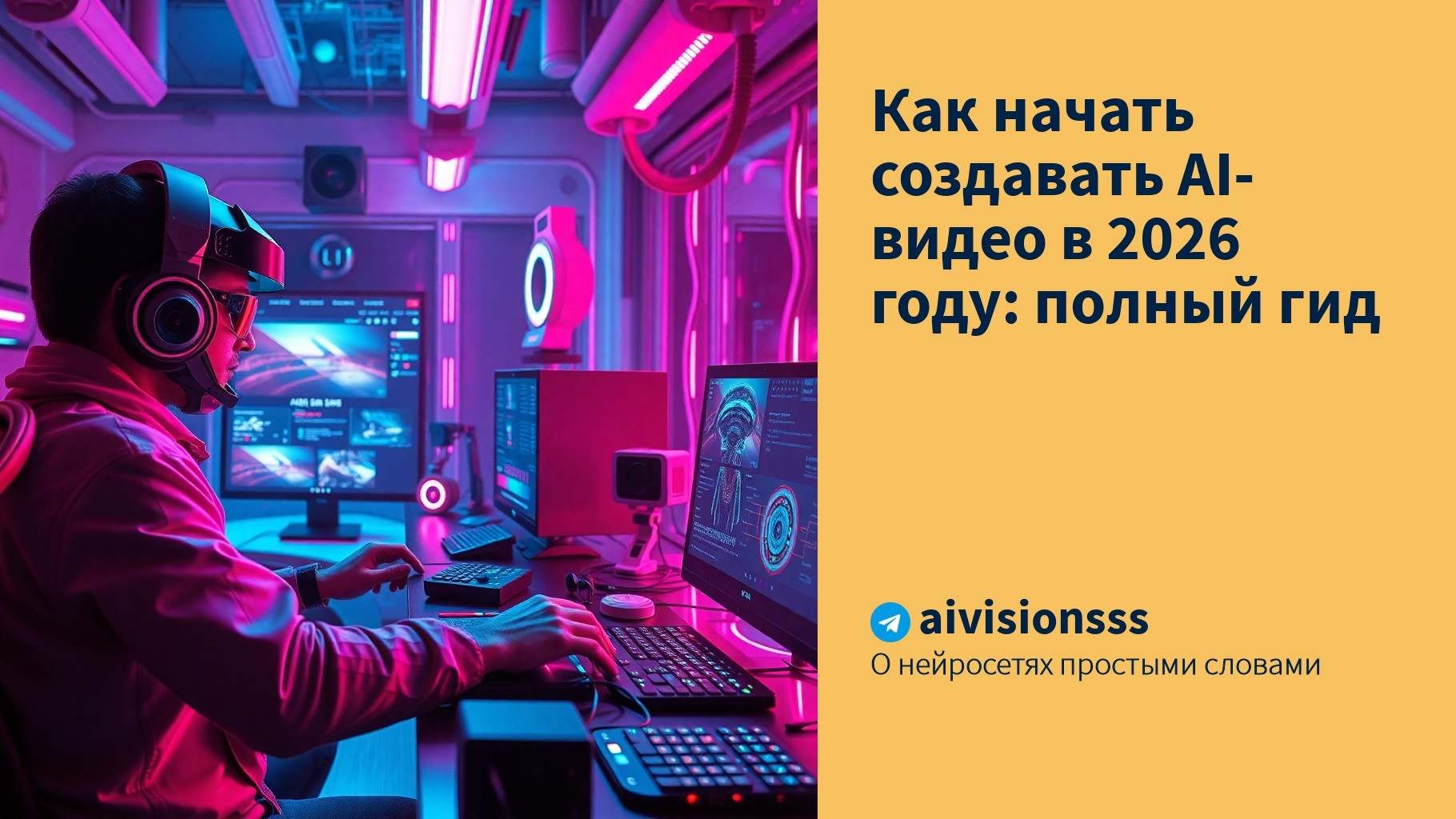 Вы сейчас просматриваете Как начать создавать AI-видео в 2026 году: полный гид