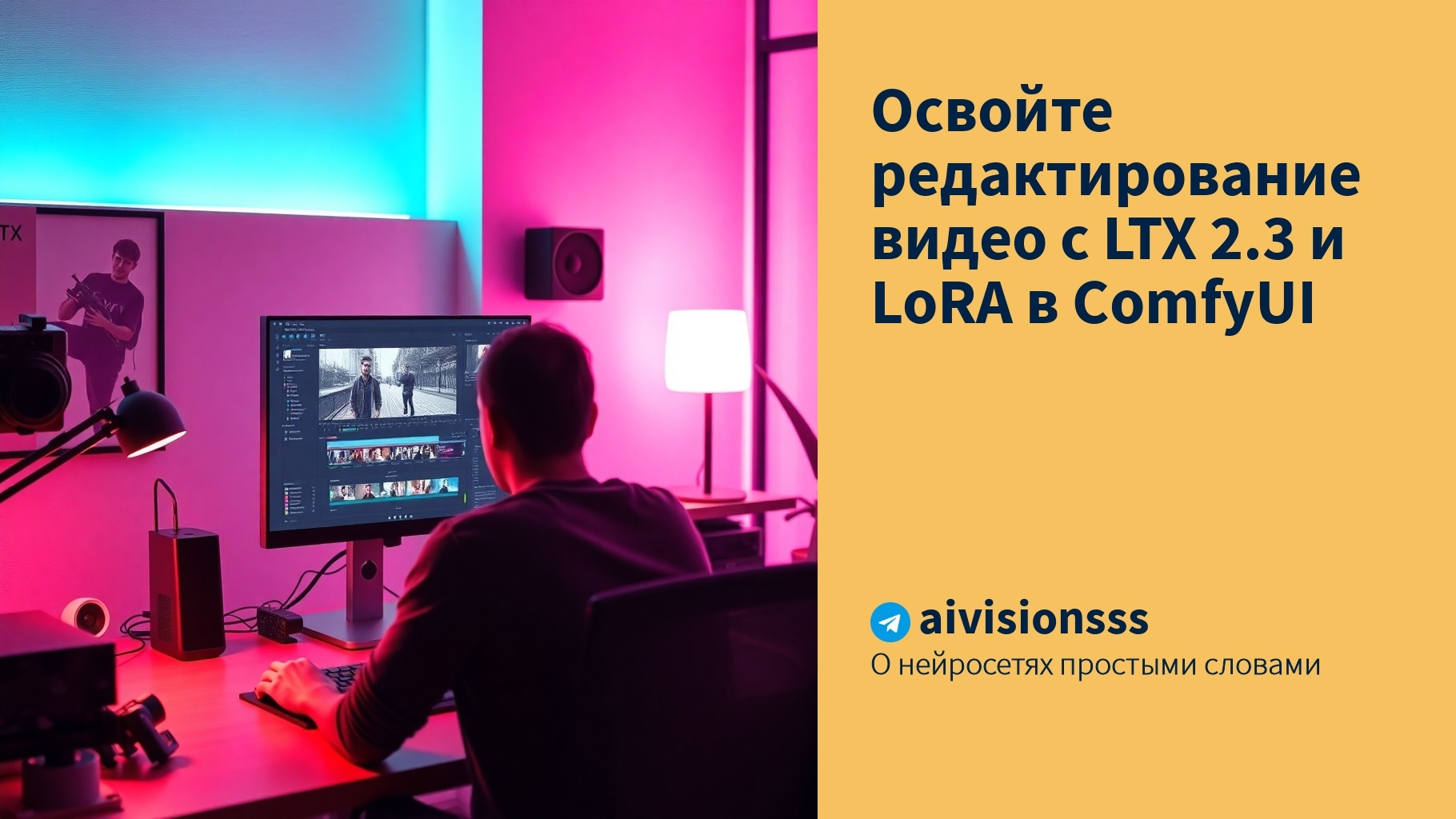 Читать далее о этой статье Освойте редактирование видео с LTX 2.3 и LoRA в ComfyUI