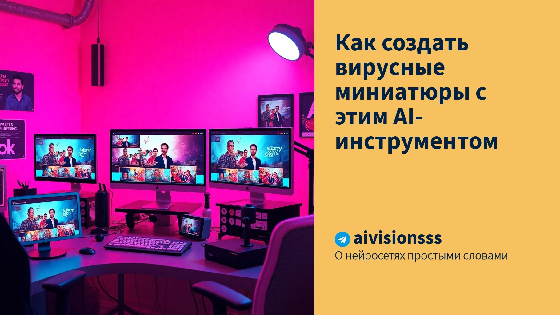 Вы сейчас просматриваете Как создать вирусные миниатюры с этим AI-инструментом