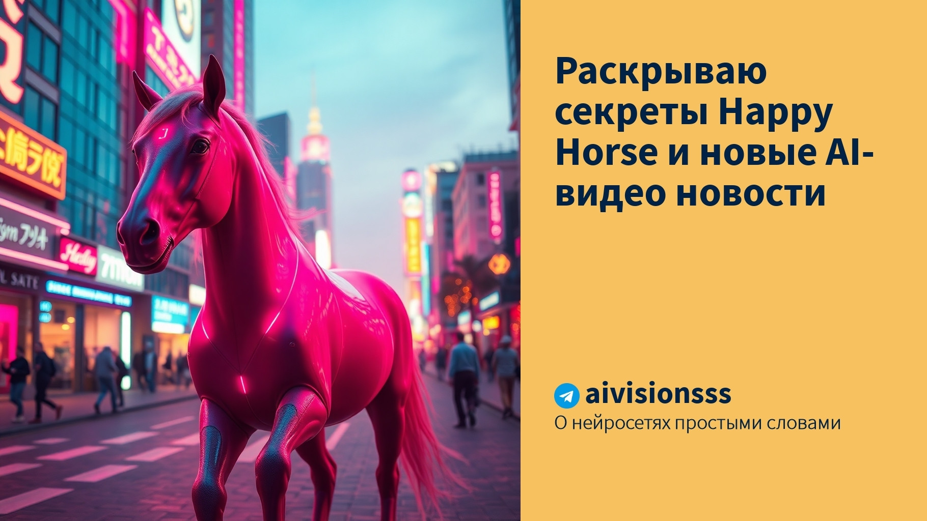 Читать далее о этой статье Раскрываю секреты Happy Horse и новые AI-видео новости