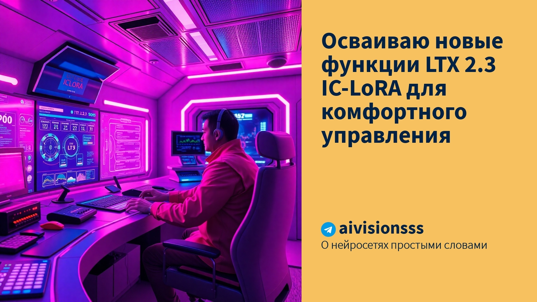 Вы сейчас просматриваете Осваиваю новые функции LTX 2.3 IC-LoRA для комфортного управления