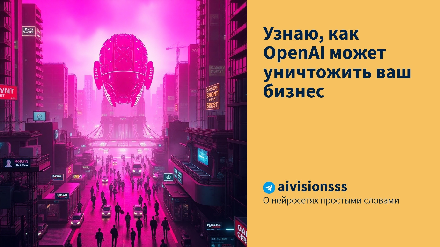 Читать далее о этой статье Узнаю, как OpenAI может уничтожить ваш бизнес