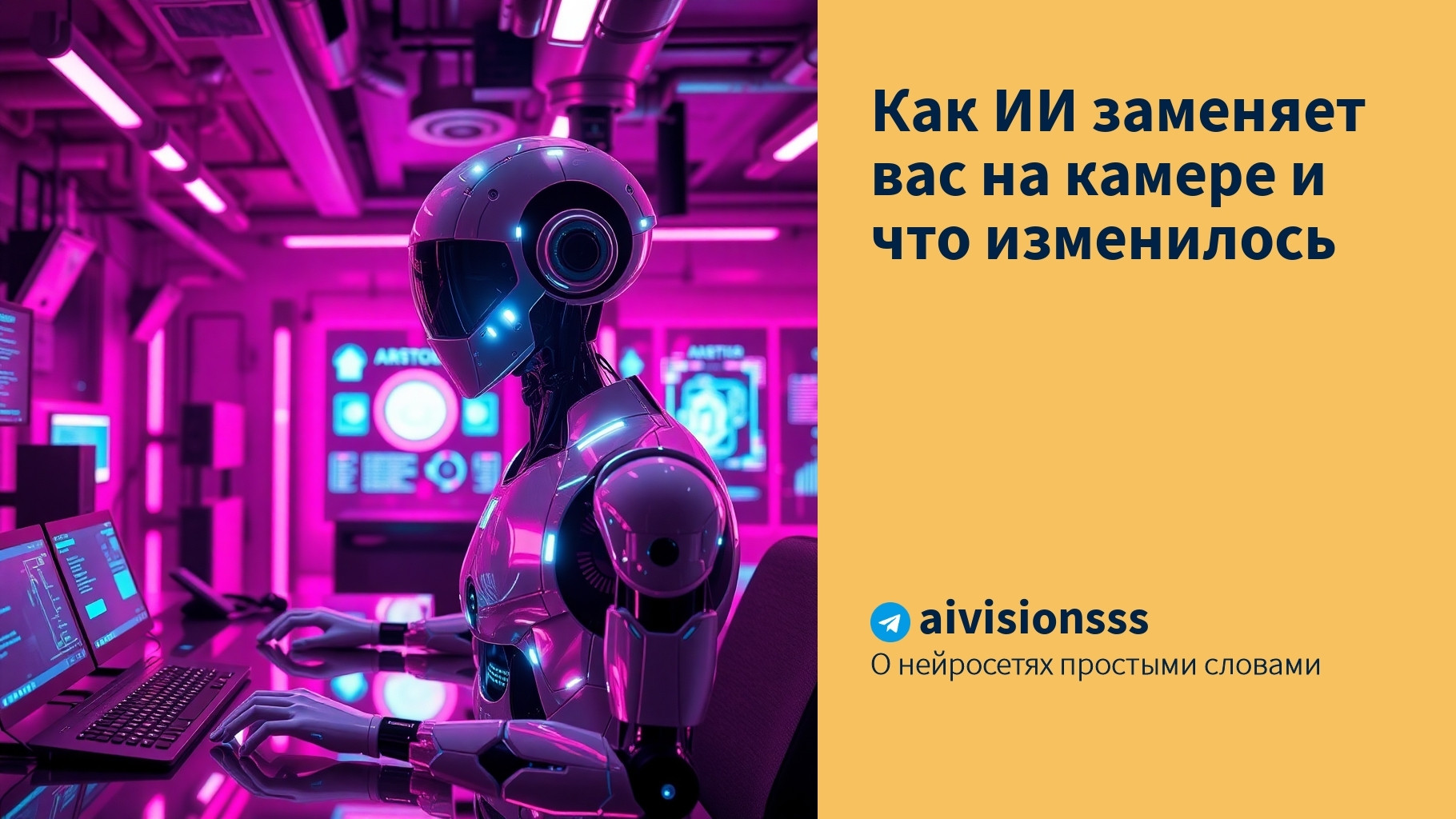 Читать далее о этой статье Как ИИ заменяет вас на камере и что изменилось