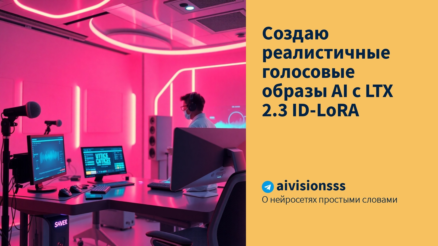 Вы сейчас просматриваете Создаю реалистичные голосовые образы AI с LTX 2.3 ID-LoRA