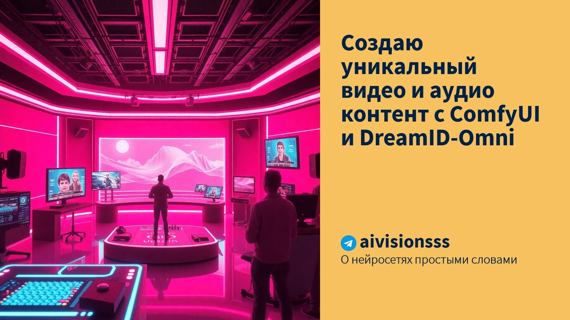 Вы сейчас просматриваете Создаю уникальный видео и аудио контент с ComfyUI и DreamID-Omni