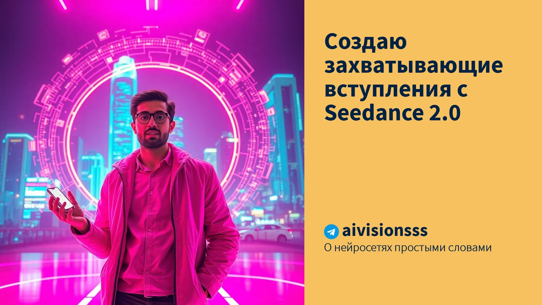 Читать далее о этой статье Создаю захватывающие вступления с Seedance 2.0