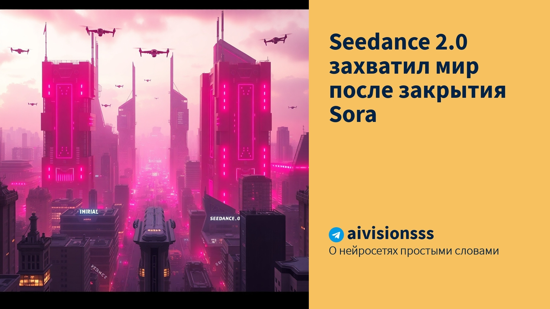 Вы сейчас просматриваете Seedance 2.0 захватил мир после закрытия Sora