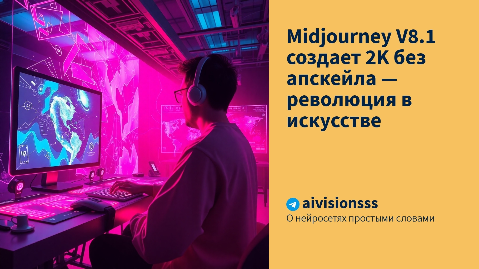 Вы сейчас просматриваете Midjourney V8.1 создает 2K без апскейла — революция в искусстве