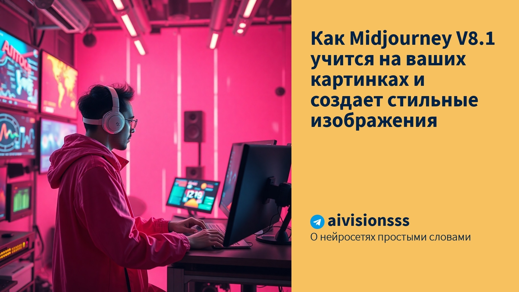 Читать далее о этой статье Как Midjourney V8.1 учится на ваших картинках и создает стильные изображения