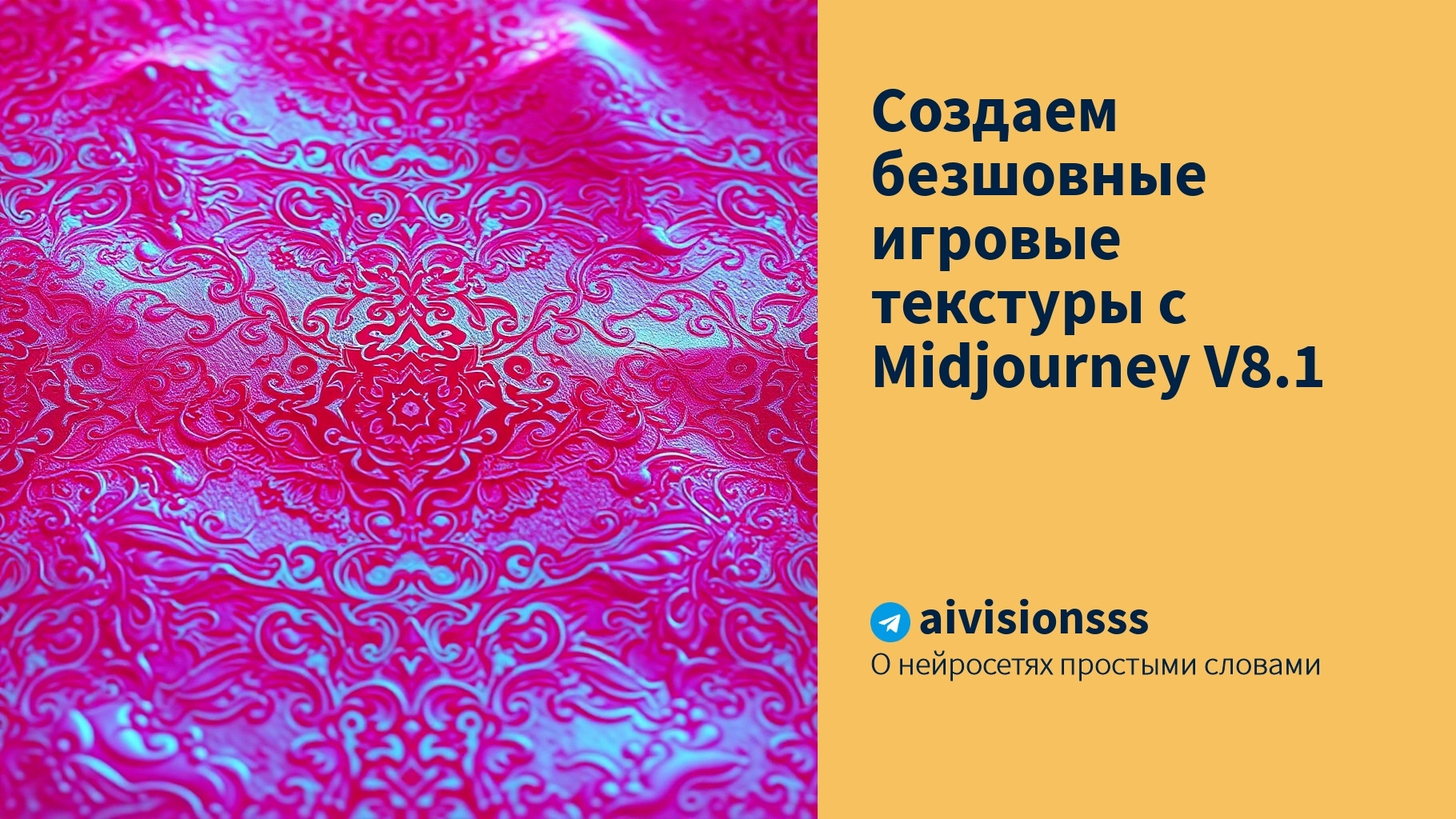 Вы сейчас просматриваете Создаем безшовные игровые текстуры с Midjourney V8.1