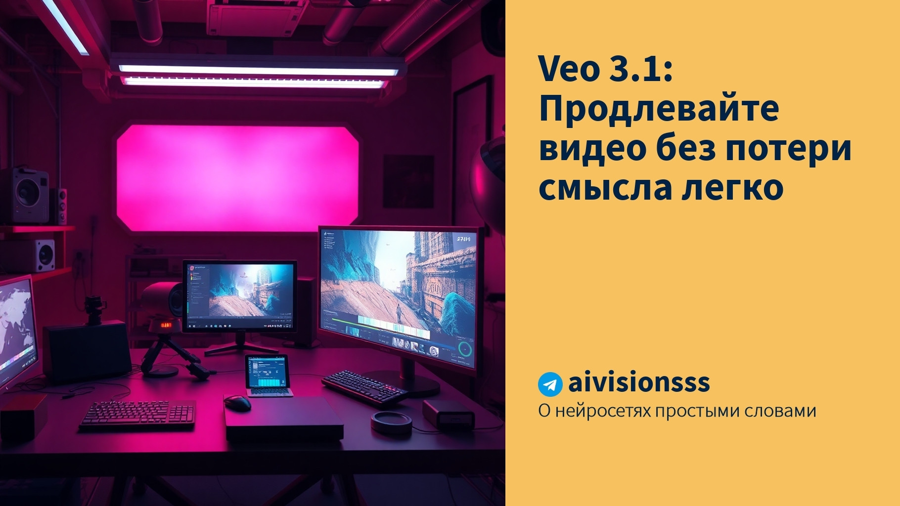 Вы сейчас просматриваете Veo 3.1: Продлевайте видео без потери смысла легко