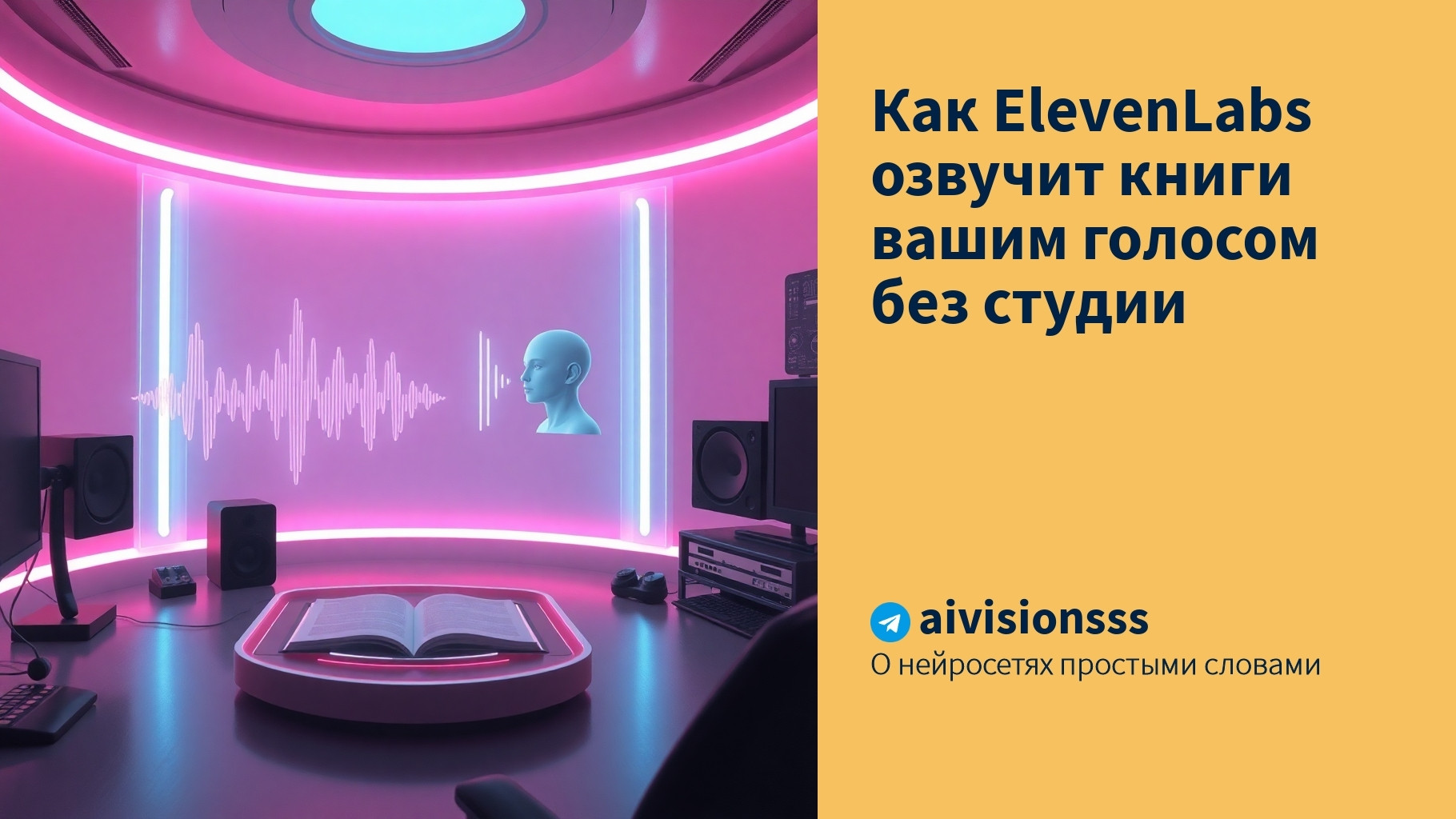 Вы сейчас просматриваете Как ElevenLabs озвучит книги вашим голосом без студии
