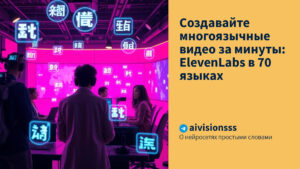 Читать далее о этой статье Создавайте многоязычные видео за минуты: ElevenLabs в 70 языках