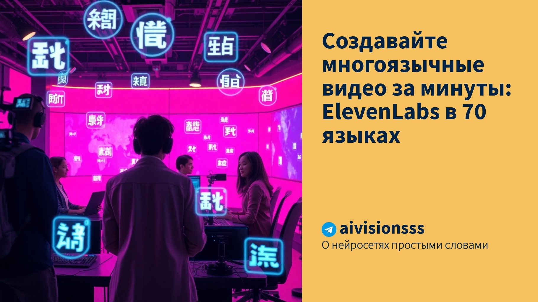Вы сейчас просматриваете Создавайте многоязычные видео за минуты: ElevenLabs в 70 языках