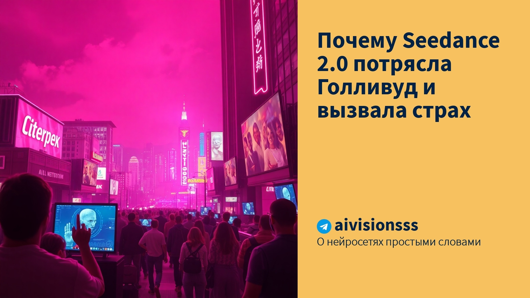 Вы сейчас просматриваете Почему Seedance 2.0 потрясла Голливуд и вызвала страх
