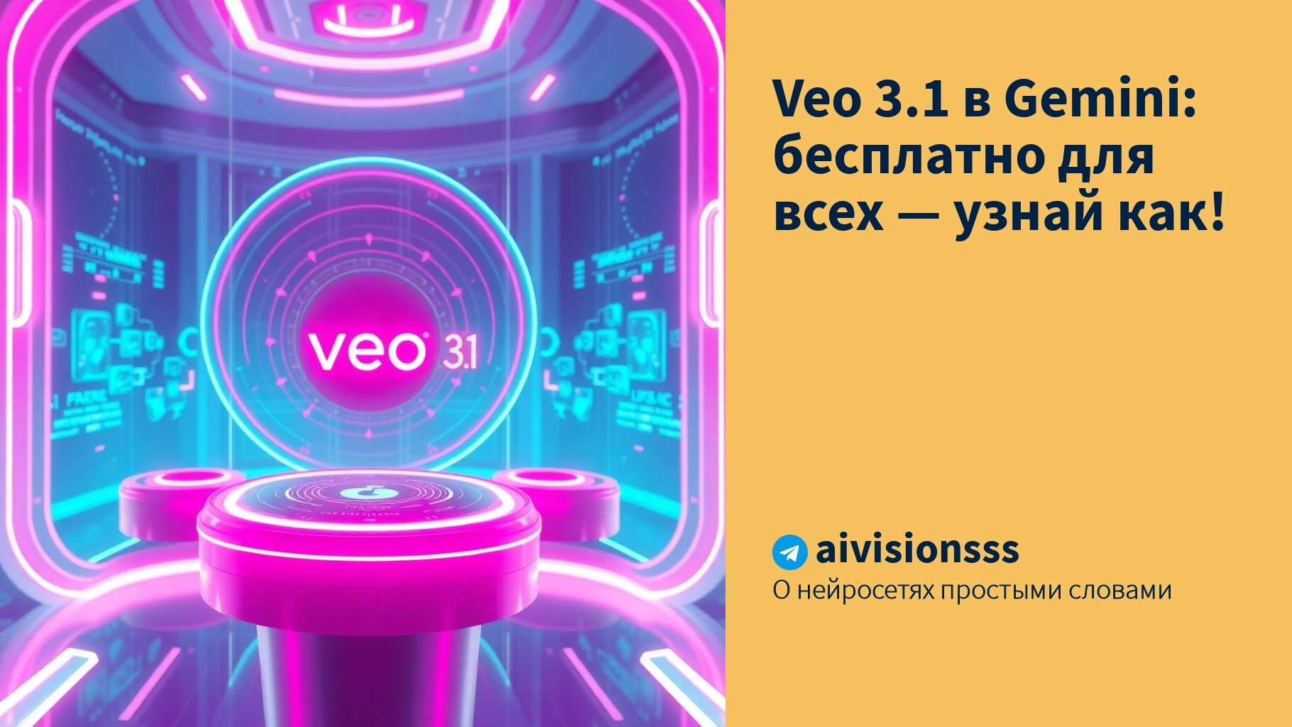 Вы сейчас просматриваете Veo 3.1 в Gemini: бесплатно для всех — узнай как!
