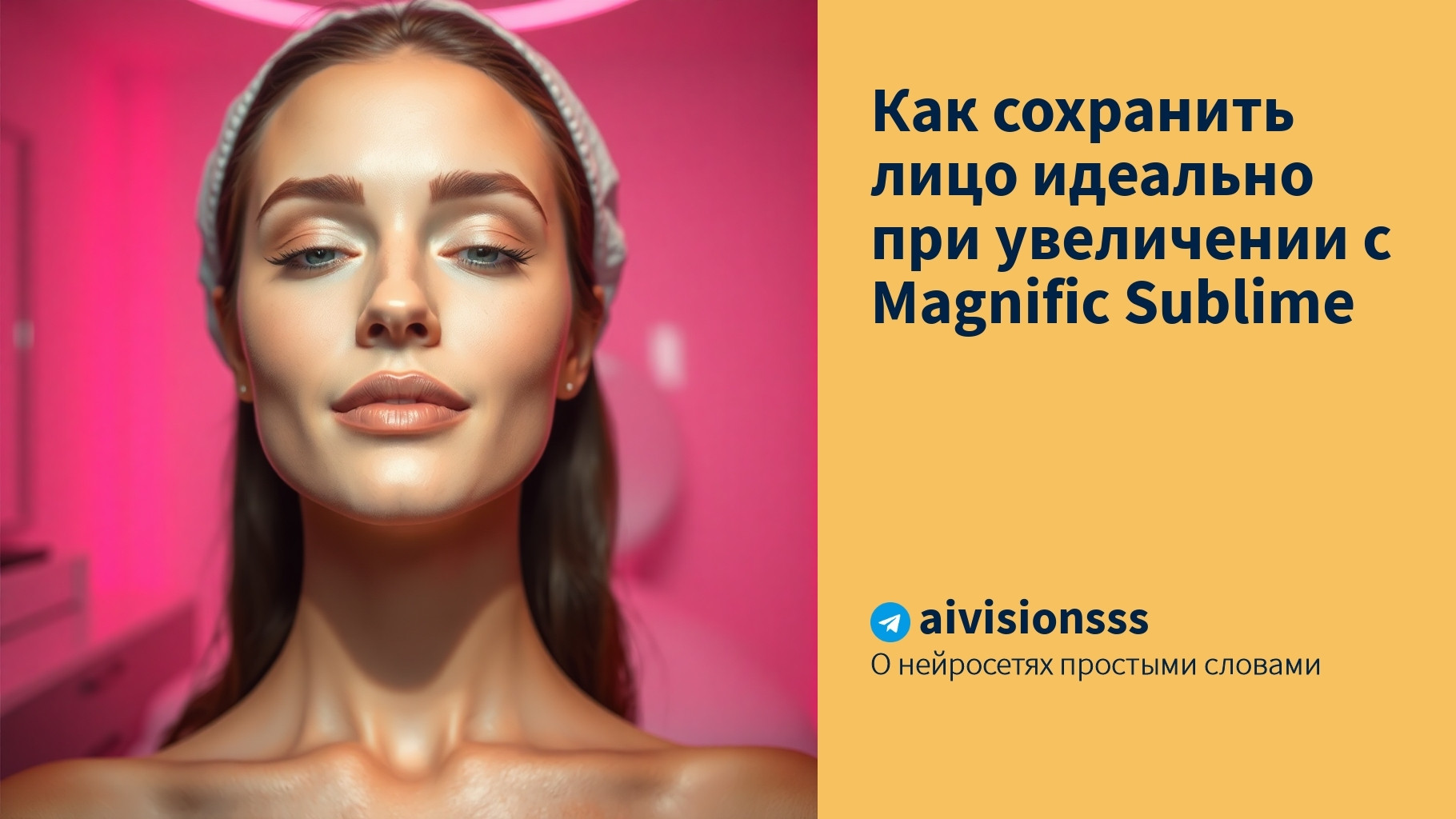 Вы сейчас просматриваете Как сохранить лицо идеально при увеличении с Magnific Sublime
