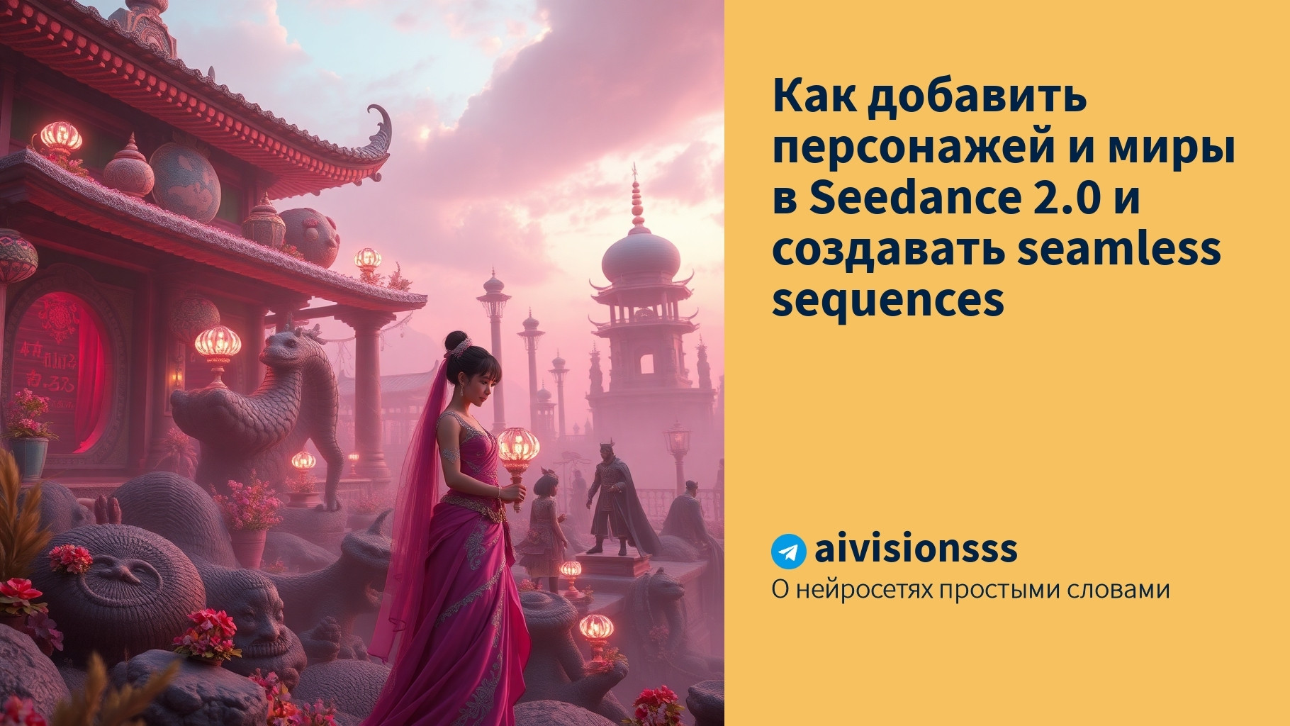 Вы сейчас просматриваете Как добавить персонажей и миры в Seedance 2.0 и создавать seamless sequences